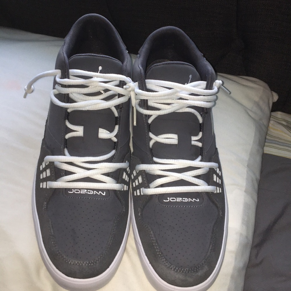 Jordan shoes size 12 grey